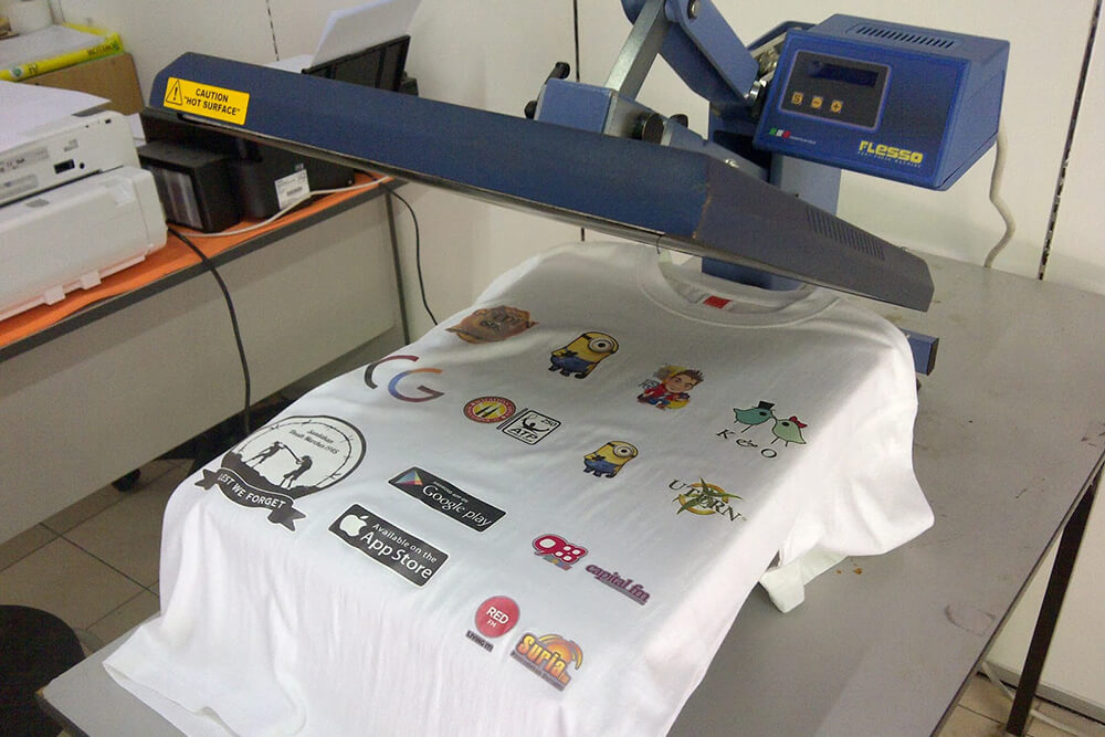 Процесс сублимационной печати на ткани
